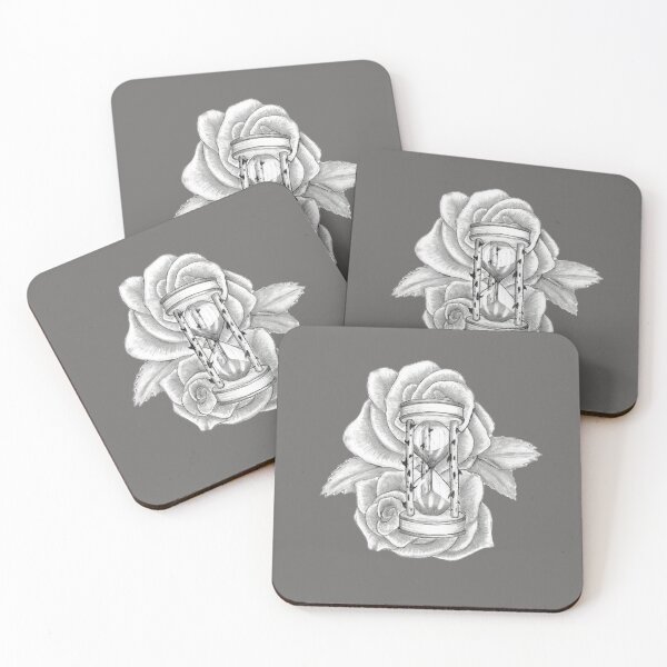 Item preview, Thorned Hour Glass with Roses designed and sold by rainesgarden.