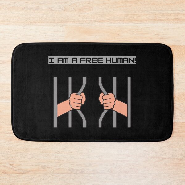 Item preview, I am a free human! designed and sold by WorldByAnasa.