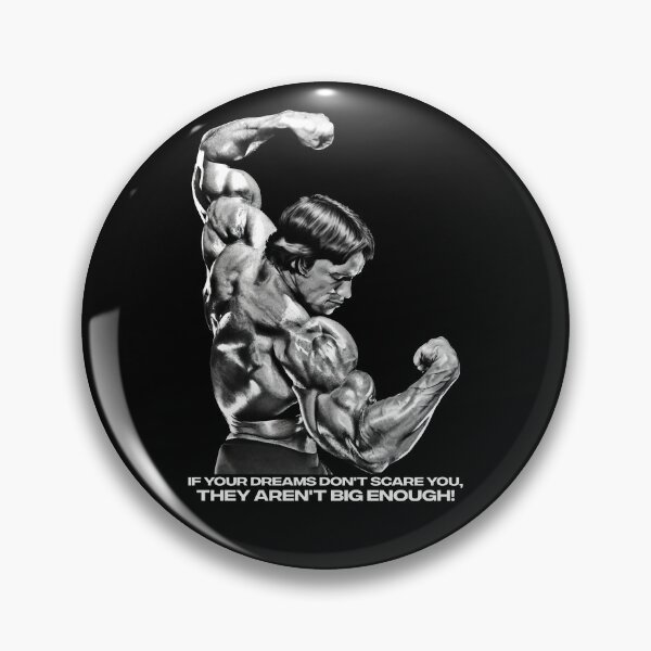 Item preview, Stoic Quote If your dreams don't scare you, they aren't big enough! Muhammad Ali. Arnold Schwarzenegger Fan art designed and sold by HuzaifaNaveedh.
