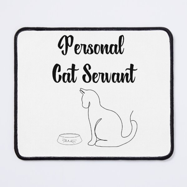 Item preview, Funny Black Cat Personal Servant  designed and sold by ArtFromBeyond.
