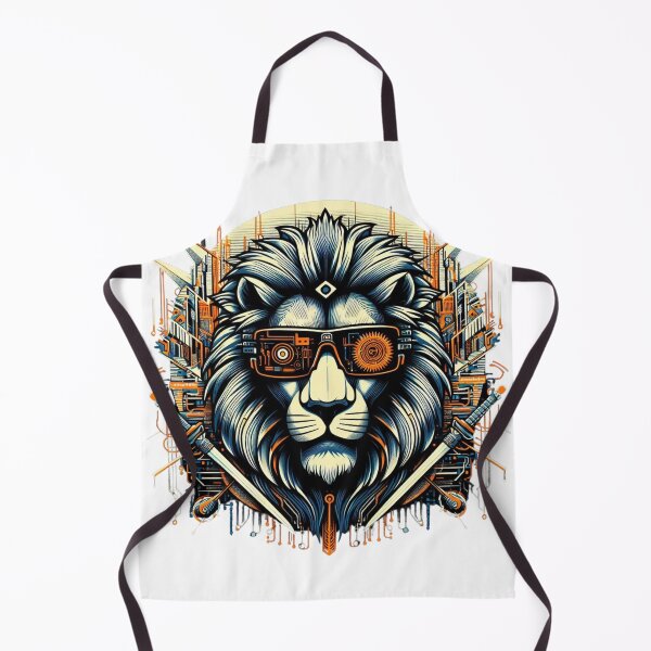 Item preview, The Bespectacled Lion designed and sold by MrAI-Store.