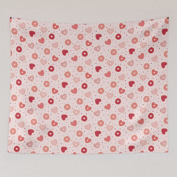 Item preview, Donuts and Sprinkles Valentine's Day Seamless Pattern designed and sold by Acim0.