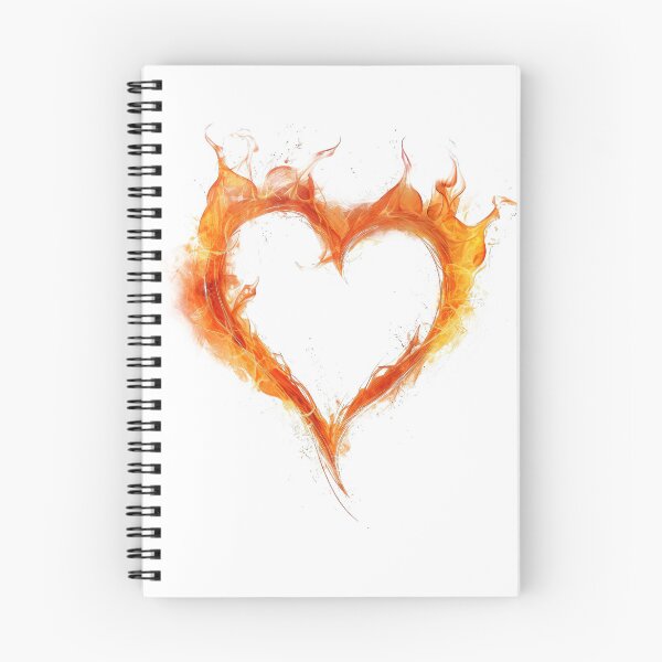 Item preview, Flaming Heart designed and sold by Ninoshik.