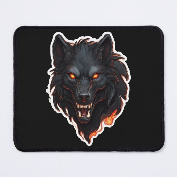 Item preview, black wolf fury designed and sold by Catfighter.