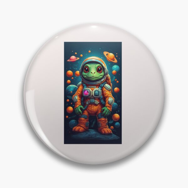 Item preview, cute space turtle designed and sold by asbno19.