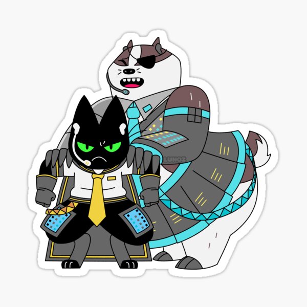Mao Mao & Badgerclops x VOCALOID Sticker