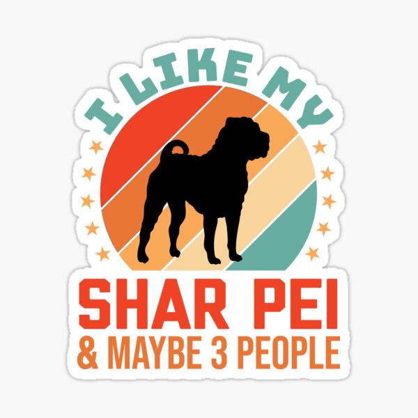 Shar Pei Dog Stickers for Sale