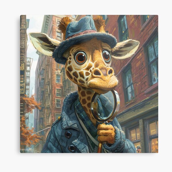 Item preview, Curious Giraffe Examines a Leaf ?? designed and sold by Emre Karaarslan.