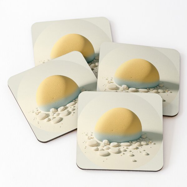 Item preview, yellow stone in the sand designed and sold by pixamd.