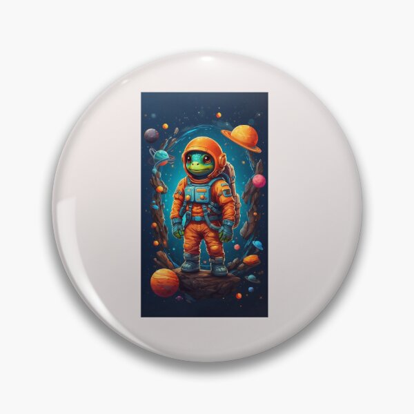 Item preview, cute space turtle designed and sold by asbno19.