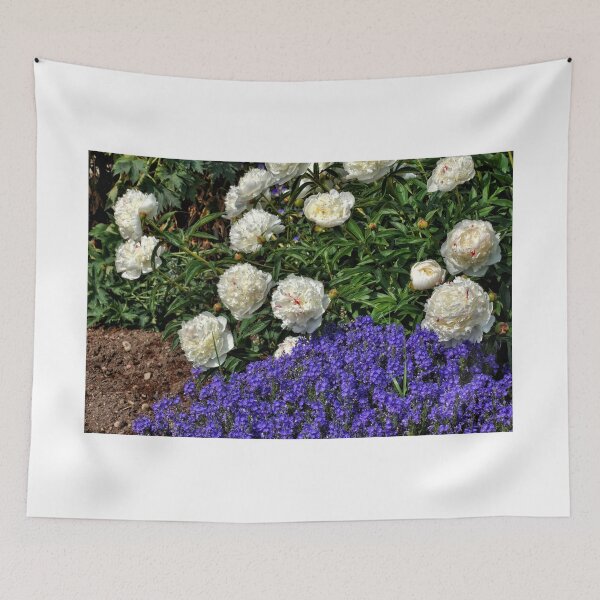 Item preview, White Peonies And Blue Bells - Montana designed and sold by jtrommer.