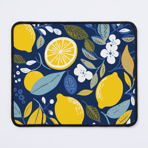 Item preview, Bright Lemons: Blue Harmony designed and sold by octoartopus.