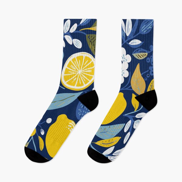 Item preview, Bright Lemons: Blue Harmony designed and sold by octoartopus.