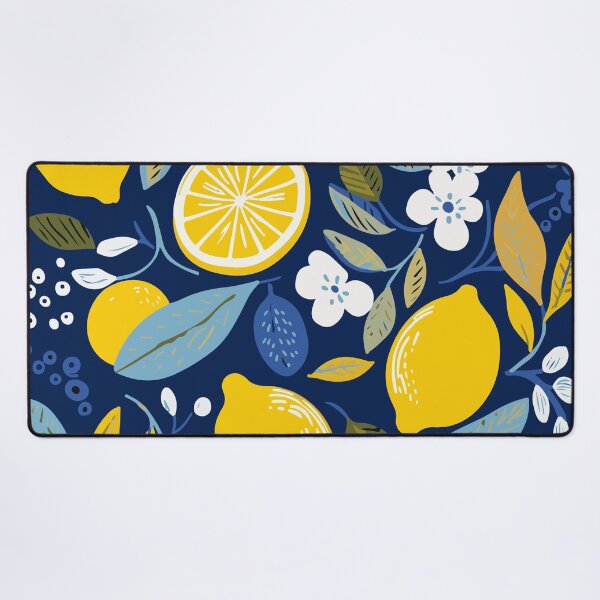 Item preview, Bright Lemons: Blue Harmony designed and sold by octoartopus.