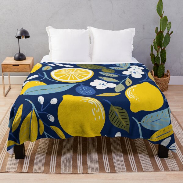 Item preview, Bright Lemons: Blue Harmony designed and sold by octoartopus.