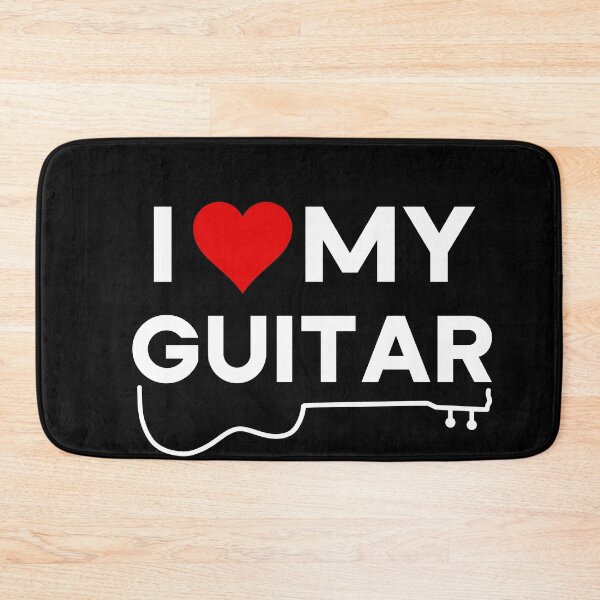 Item preview, I Love My Guitar - I Heart My Guitar - Guitarists & Musician designed and sold by elvisg03.