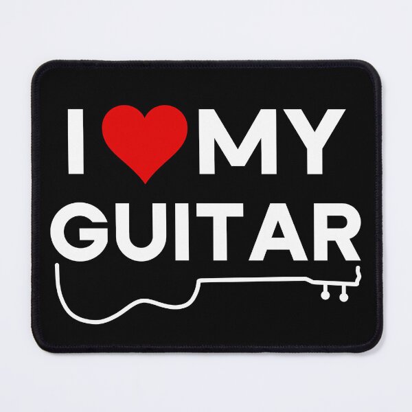 Item preview, I Love My Guitar - I Heart My Guitar - Guitarists & Musician designed and sold by elvisg03.