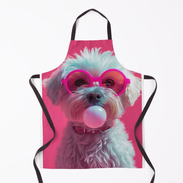 Item preview, Portrait of Maltese Dog Blowing Bubble-gum designed and sold by artlife709.