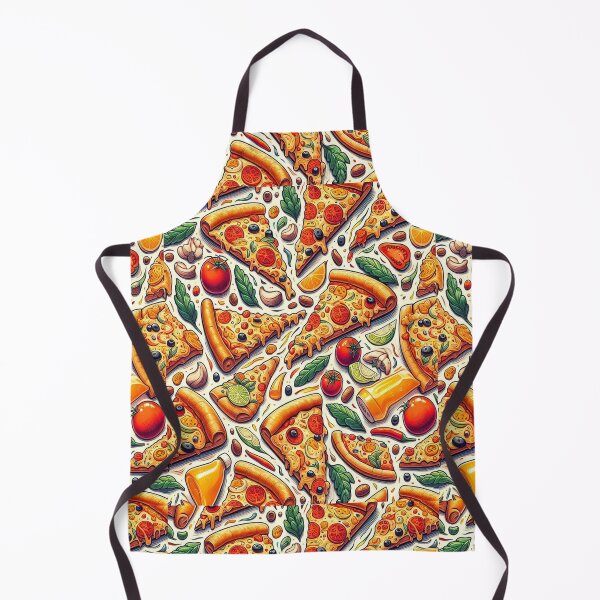 Item preview, Dripping Pizza Slice Pattern designed and sold by PatternInArt.