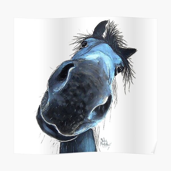 HoRSe PRiNT ' HaPPY BuRT ' BY SHiRLeY MacARTHuR Poster