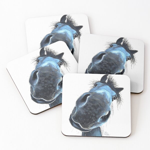 Item preview, HoRSe PRiNT ' HaPPY BuRT ' BY SHiRLeY MacARTHuR designed and sold by Shirley MacArthur Limited.