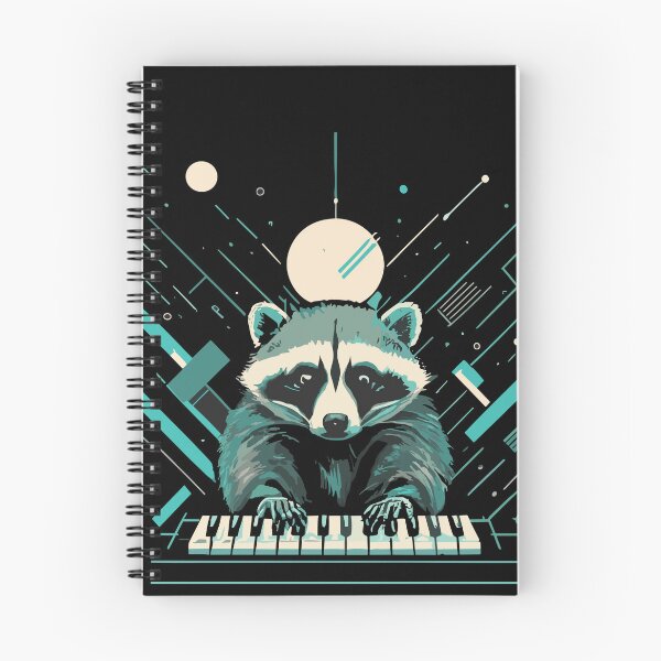 Item preview, Racoon Keyboardist designed and sold by AllAboutNejsus.