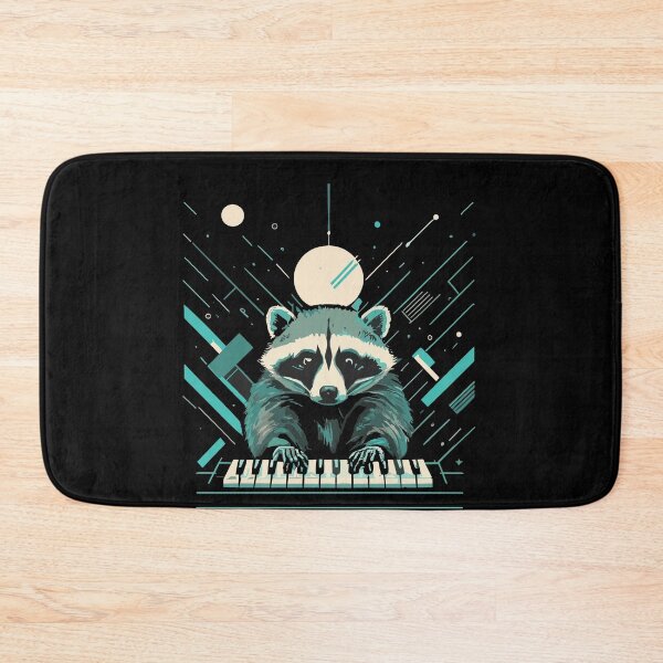 Item preview, Racoon Keyboardist designed and sold by AllAboutNejsus.