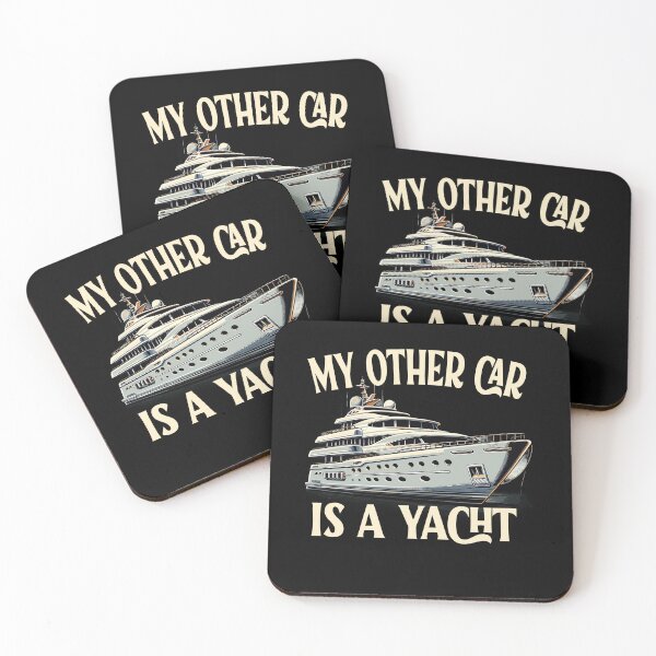 Item preview, My Other Car is a Yacht Luxury Lifestyle Nautical Fashion designed and sold by Hananiah Merch.