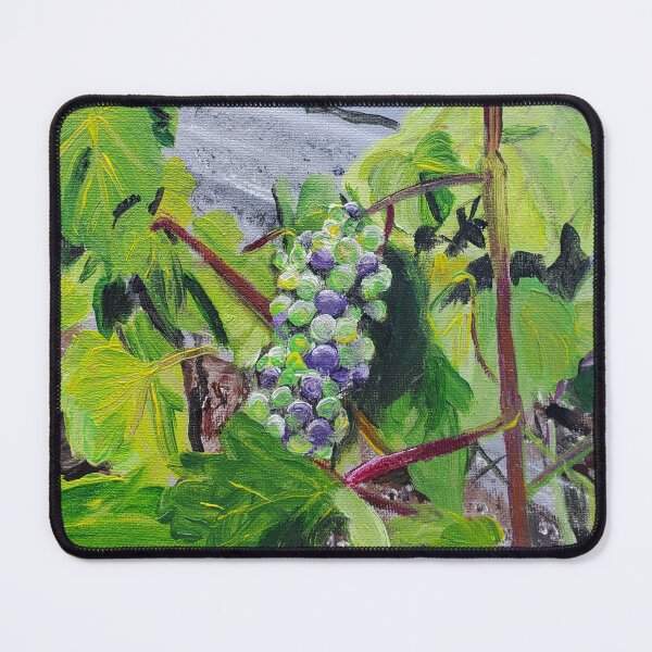 Item preview, Veraison, Grapes Painting designed and sold by Joyful Chaos Art.