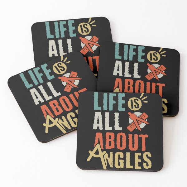 Item preview, Surveyor Land Surveying Gift cartographer Funny Life Is All About Angles designed and sold by HosvPrint .s.