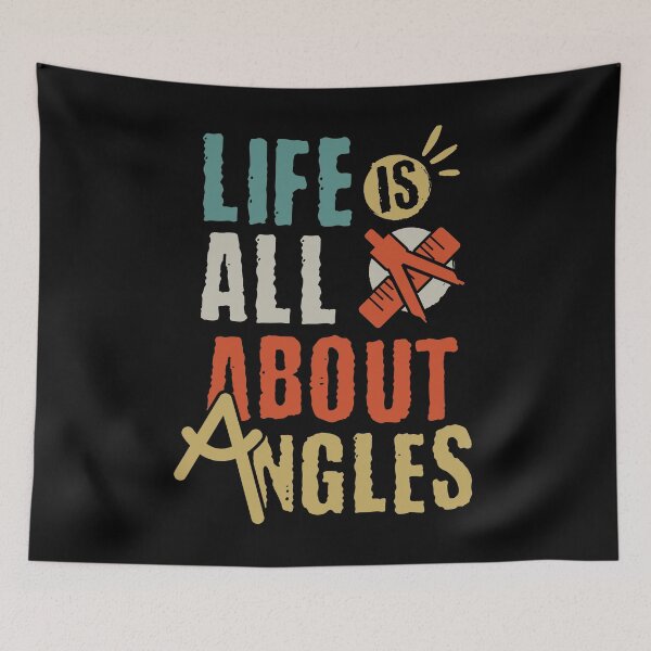Item preview, Surveyor Land Surveying Gift cartographer Funny Life Is All About Angles designed and sold by HosvPrint .s.