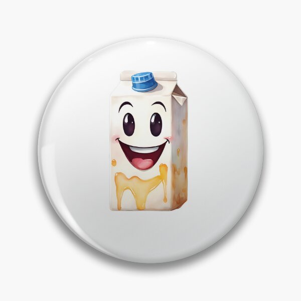 Item preview, Cute Grinning Milk Carton designed and sold by CuteAndAesthetic.