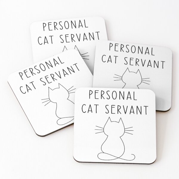 Item preview, Funny Black Cat Personal Servant  designed and sold by ArtFromBeyond.