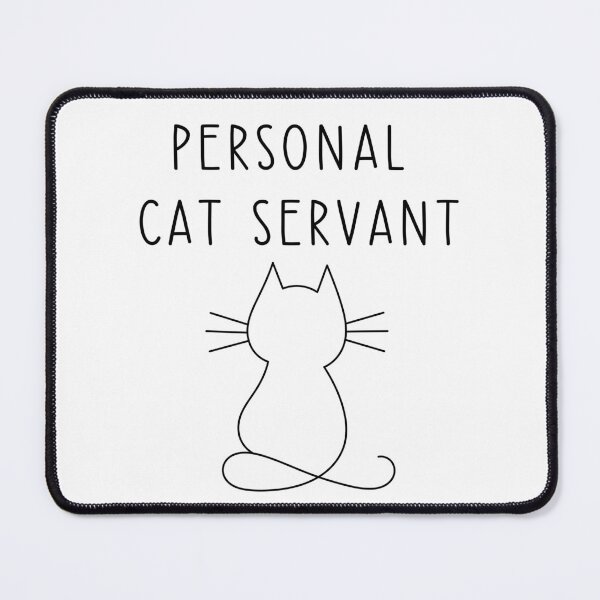 Item preview, Funny Black Cat Personal Servant  designed and sold by ArtFromBeyond.