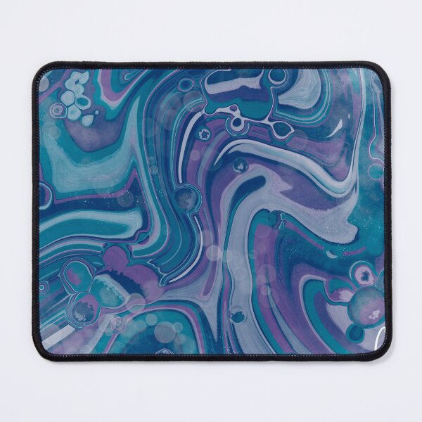 Item preview, Petrichor, digital fluid pour with cells designed and sold by MayGreenAbgrall.