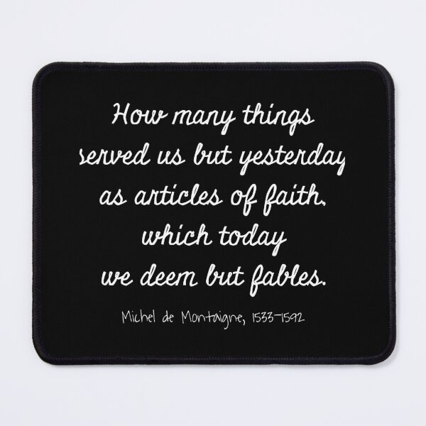 Item preview, Articles Of Faith, Michel de Montaigne, 1533-1592 designed and sold by RocketshipRetro.