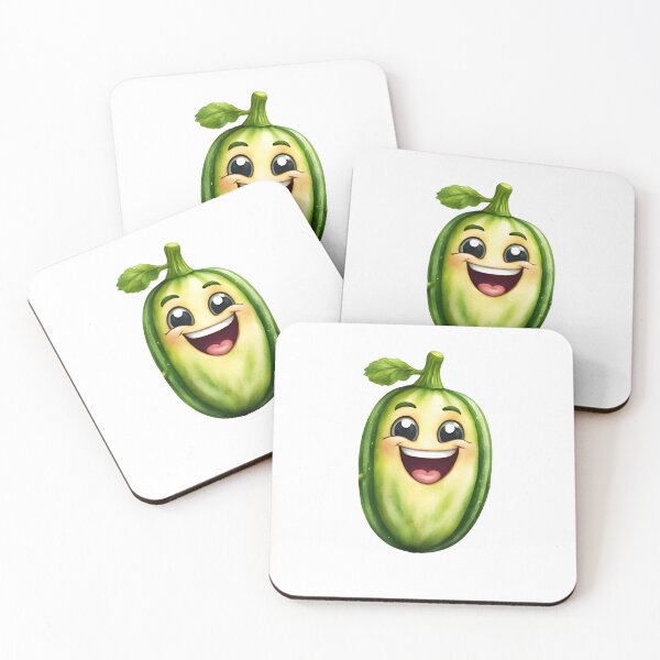 Item preview, Whimsical Cute Zucchini designed and sold by CuteAndAesthetic.