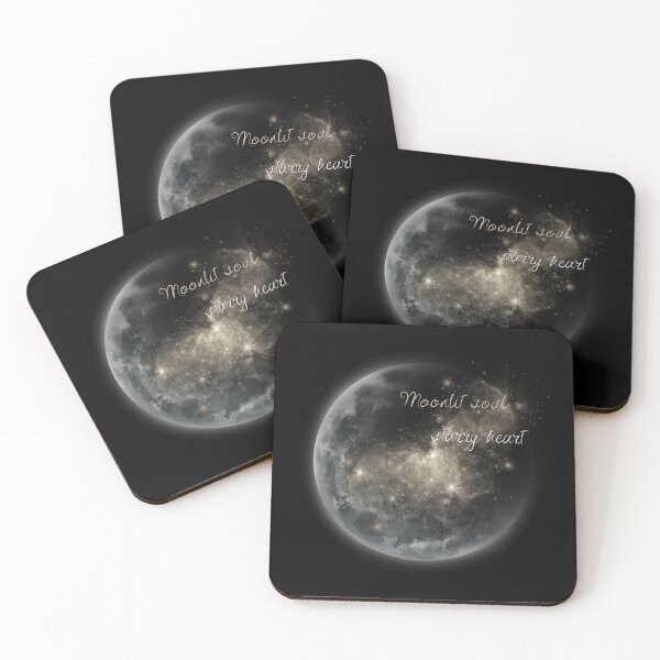 Item preview, Moonlit soul, starry heart designed and sold by UnCoverDesign.