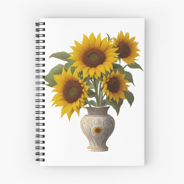 Item preview, beautiful greek vase with sunflowers summer and spring style designed and sold by Carlos Gudino.