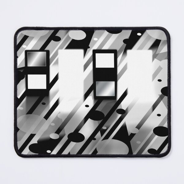 Item preview, white and black domino design designed and sold by Artisfunforme.