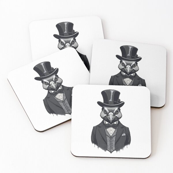 Item preview, Victorian Pigeon in a Top Hat designed and sold by BovineDesignsCA.