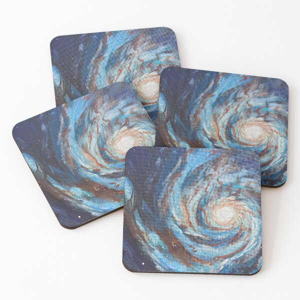 Item preview, La Conner, very far away, Milky Way painting  designed and sold by Joyful Chaos Art.