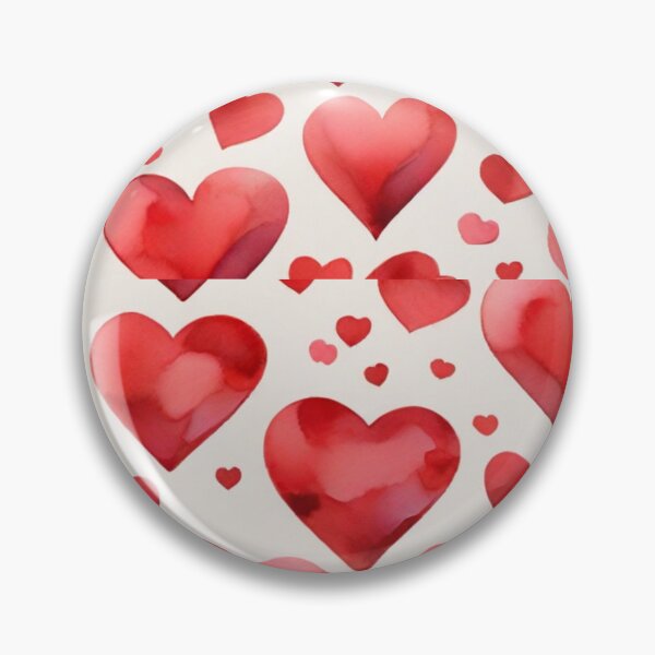 Item preview, Red  Hearts Pattern designed and sold by PatternInArt.