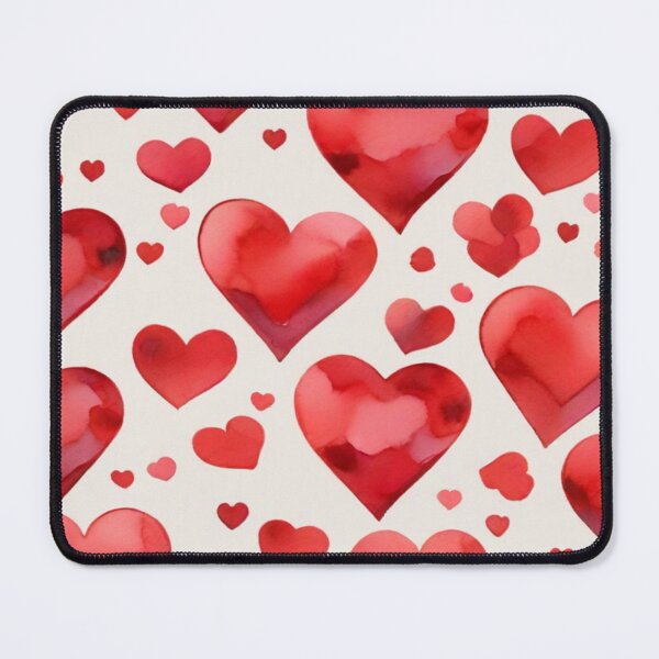 Item preview, Red Hearts Pattern designed and sold by PatternInArt.