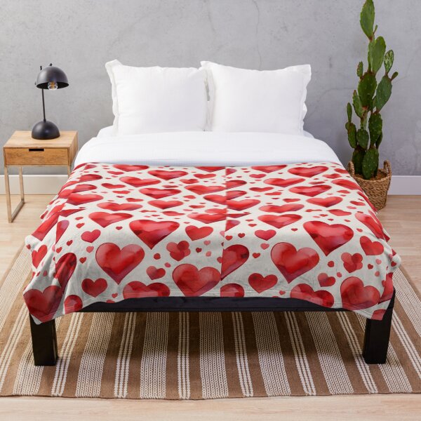 Artikelvorschau, Rotes Herzmuster entworfen und verkauft von PatternInArt.