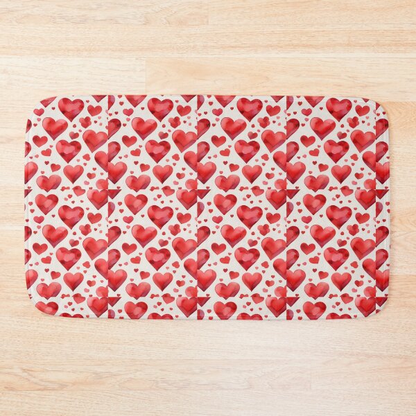 Item preview, Red  Hearts Pattern designed and sold by PatternInArt.