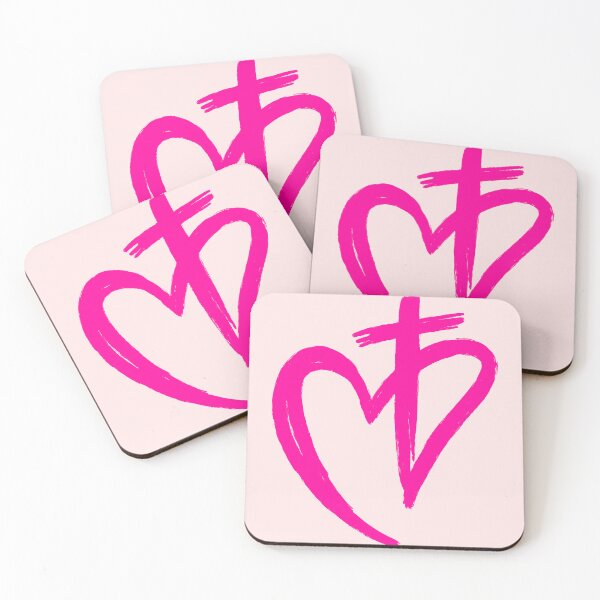 Item preview, Christian Girl Heart and Cross Symbol designed and sold by FreedByJesus.