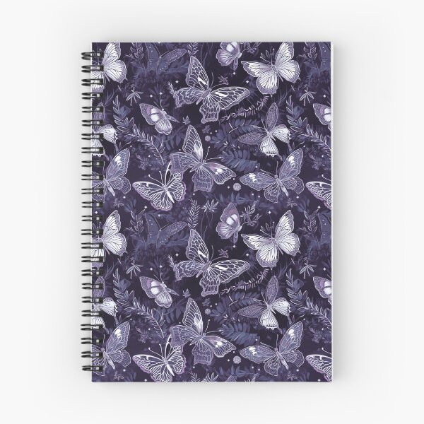Item preview, Lavender Luxury Contemporary Retro Butterfly and Bugs fabric designs designed and sold by Andimoot.