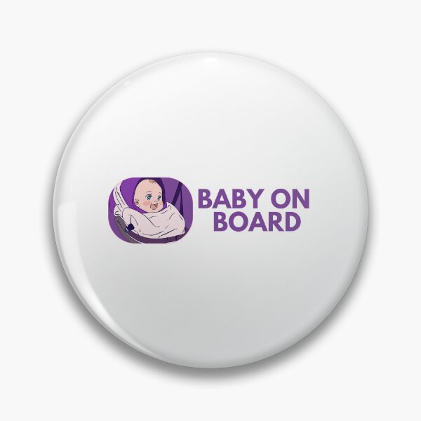 Item preview, Warning on board baby pink  designed and sold by warningstickers.