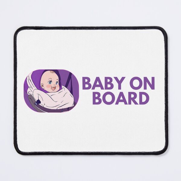 Item preview, Warning on board baby pink designed and sold by warningstickers.